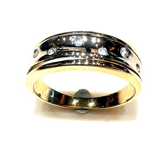 Anello Sommer Donna 14K in Oro Cubic Zirconia 14K FASCIA ZIRC - 14K FASCIA ZIRC